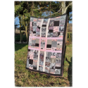 Pastel goth patchwork blanket - unique design