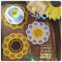 napperon tournesol dentelle