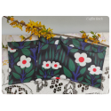 Pochette imperméable fleurs bio