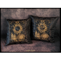 coussin the sun avec visage