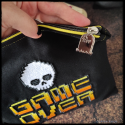 Game Over - Embroidered Clutch bag