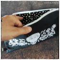 Embroidered Clutch bag