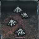 toile d'araignée - boucles d'oreilles