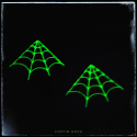 PHOSPHO toile d'araignée - boucles d'oreilles