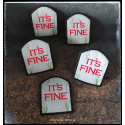 It's fine - pierre tombale