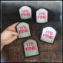 It's fine - pierre tombale