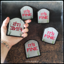 It's fine - pierre tombale