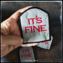 It's fine - pierre tombale