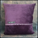 housse de coussin ptits fantôm-ignons violet