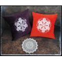 housse de coussin ptits fantôm-ignons violet