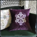 housse de coussin ptits fantôm-ignons violet