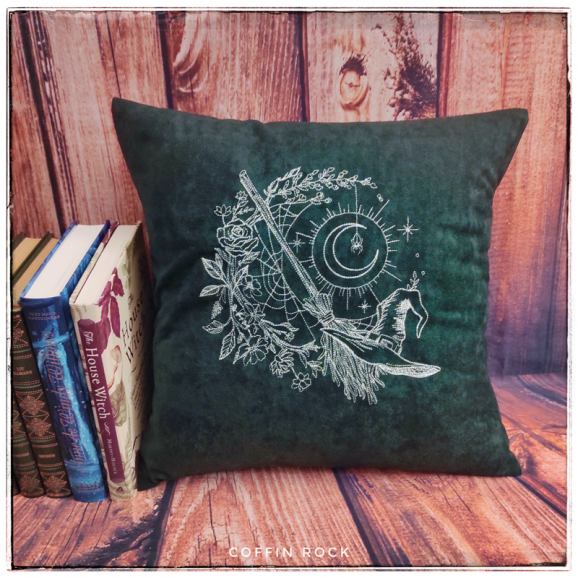 cushion cover hedge witch