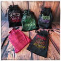 black velvet purse