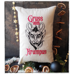 Gruss vom Krampus - housse de coussin