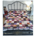 Couverture patchwork cottage goth - modèle unique