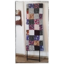 Couverture patchwork cottage goth - modèle unique