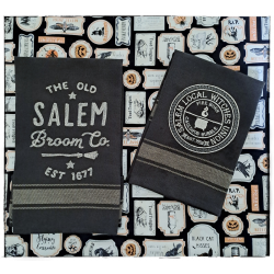 old salem broom shop towel