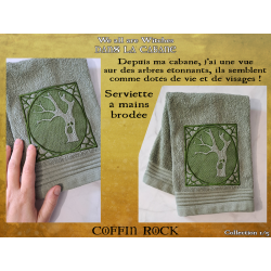 Witchy bath towel