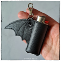 étui à briquet - bat - noir