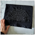 Spiderweb bath towel