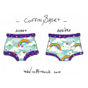 XS - Cute - organic Coffinshort - period panty