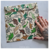 grande pochette dinosaures pour culottes