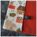 Hiver cosy - Housse de livre adaptative