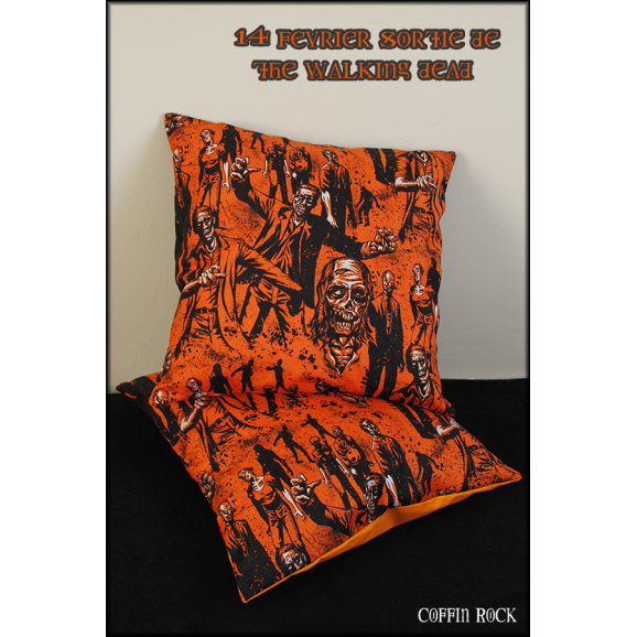 housse de coussin zombie