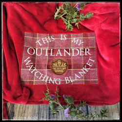 plaid brodé Outlander