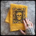 Witchy cat bath towel