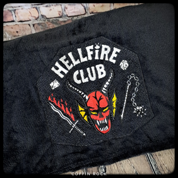 plaid brodé Hellfire Club