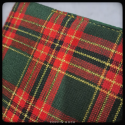 tartan de noël - Housse de livre adaptative