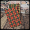 tartan de noël - Housse de livre adaptative