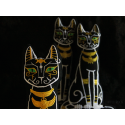 Ô Bastet ! coussin en forme de chat, Bastet déesse égyptienne de la joie du foyer