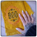 Witchy cat bath towel