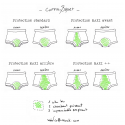 L - Crazy Zombies - Coffinshort - period panty