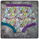 L - Crazy Zombies - Coffinshort - period panty