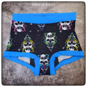 2XL - 80's retro neon skulls - culotte menstruelle