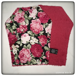 roses anglaises ! Gant de toilette cercueil