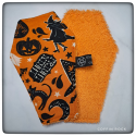 sorcières d'halloween - lingettes démaquillantes lavables