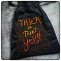 Bourse en velours trick or treat