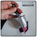 étui pour inhalateur couleurs AU CHOIX