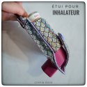 étui pour inhalateur couleurs AU CHOIX