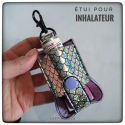 étui pour inhalateur couleurs AU CHOIX