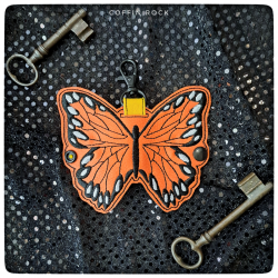 porte clés papillon