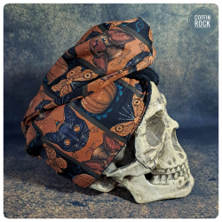 retro halloween - serviette à cheveux