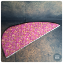 arabesques roses - serviette à cheveux