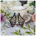 Boucles d'oreilles Monarque papillon