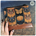 pochette molletonnée retro halloween