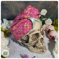 arabesques roses - serviette à cheveux